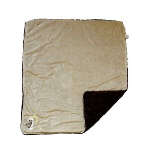 Mini Muffin Sleeping Bear Cloud Moon Star Brown Soft Baby Security Lovey Blanket